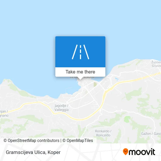 Gramscijeva Ulica map