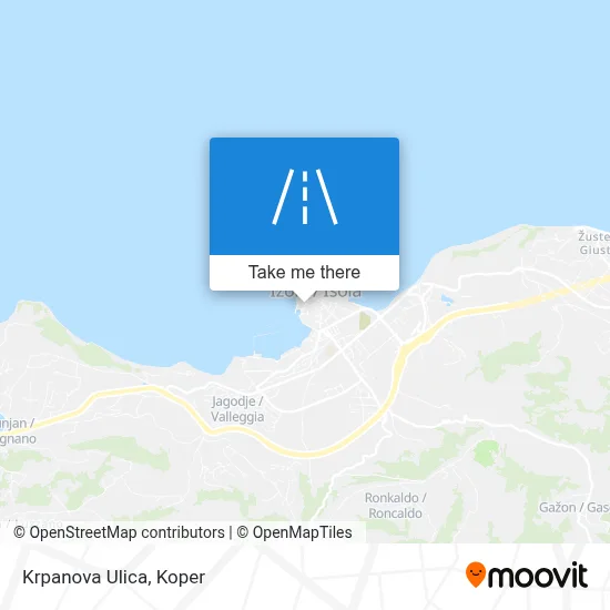 Krpanova Ulica map