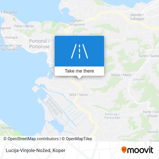 Lucija-Vinjole-Nožed map