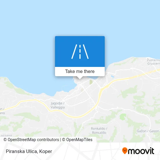 Piranska Ulica map