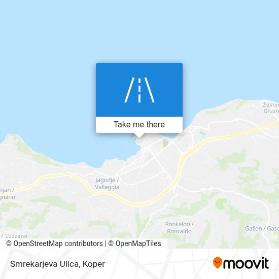 Smrekarjeva Ulica map