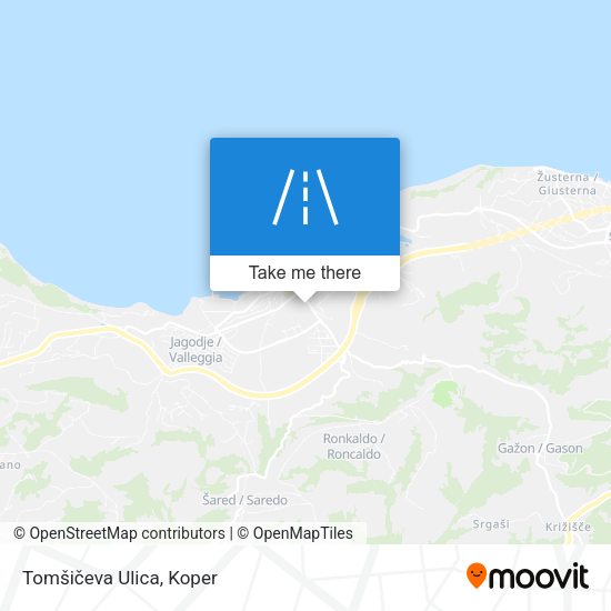 Tomšičeva Ulica map