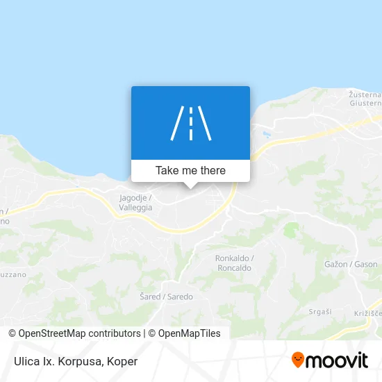 Ulica Ix. Korpusa map