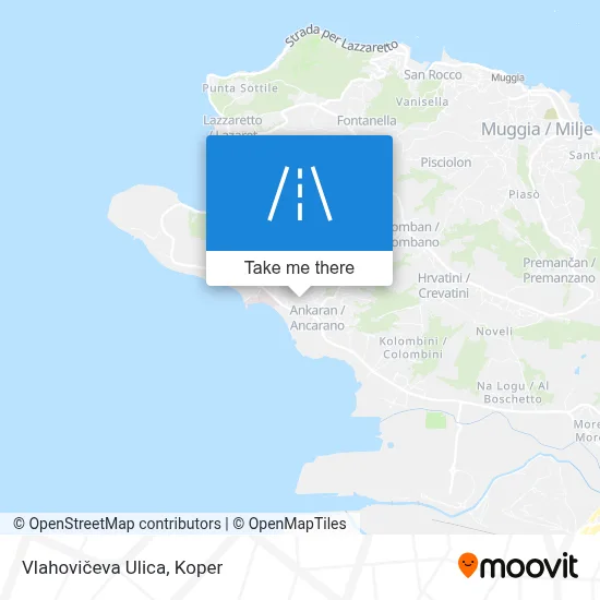 Vlahovičeva Ulica map