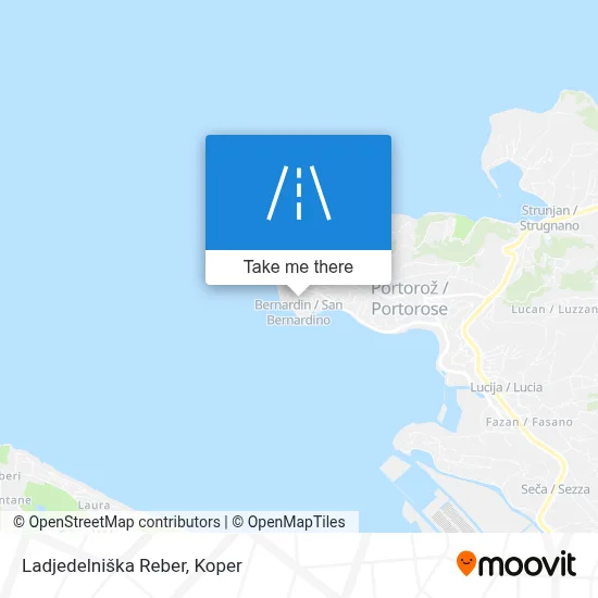 Ladjedelniška Reber map