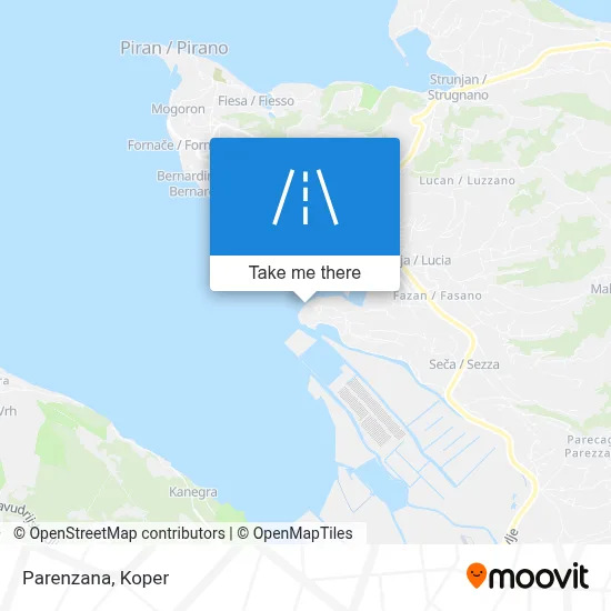 Parenzana map