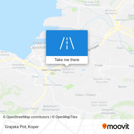Grajska Pot map