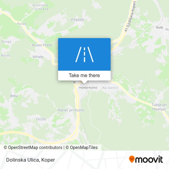 Dolinska Ulica map