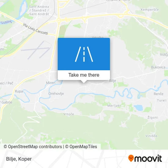 Bilje map