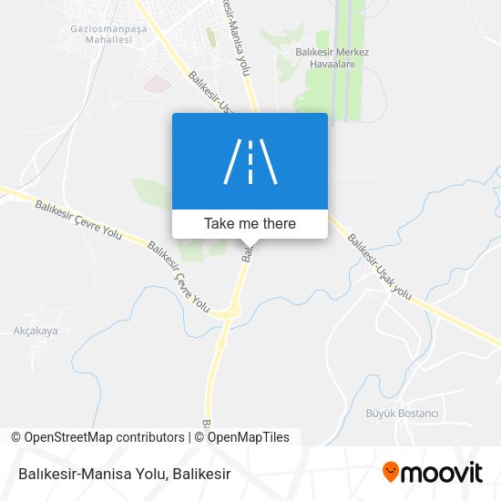 Balıkesir-Manisa Yolu map