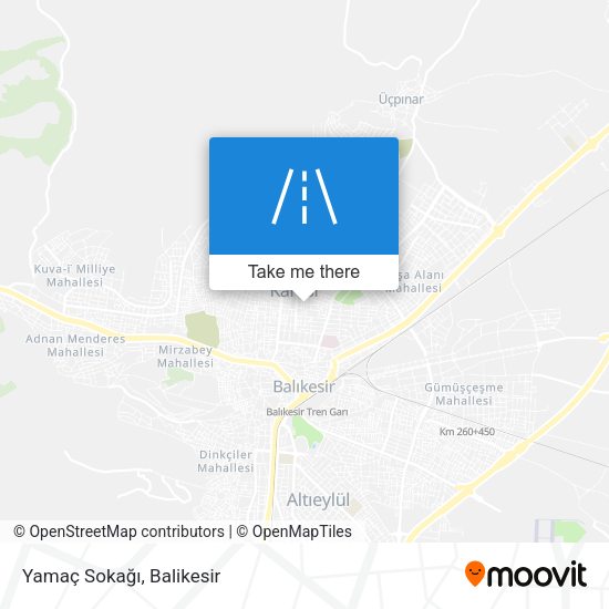 Yamaç Sokağı map