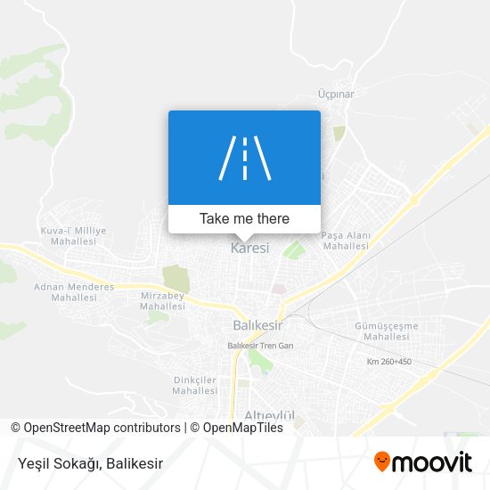 Yeşil Sokağı map