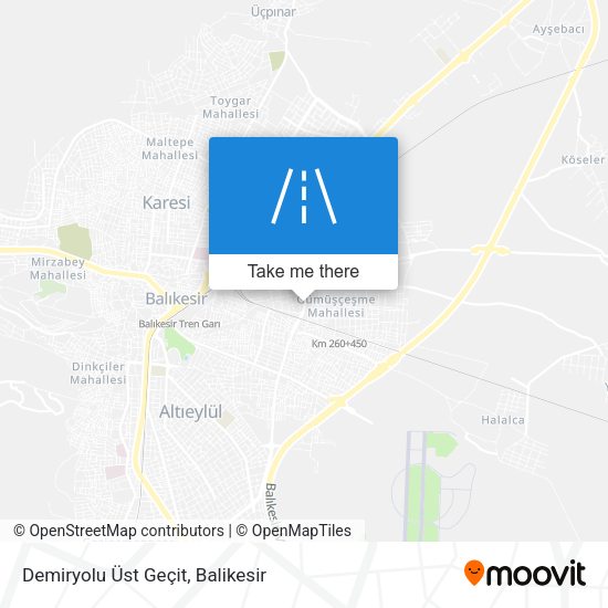Demiryolu Üst Geçit map