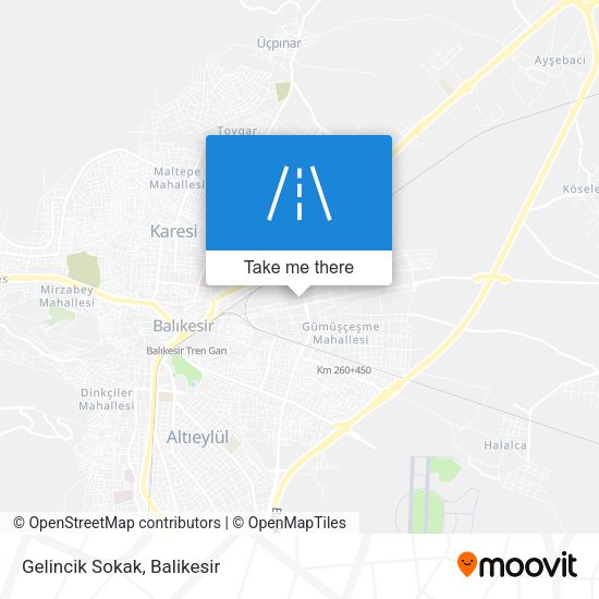 Gelincik Sokak map