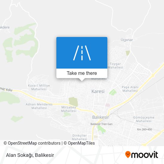 Alan Sokağı map