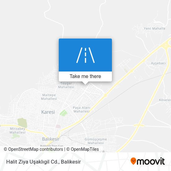 Halit Ziya Uşaklıgil Cd. map