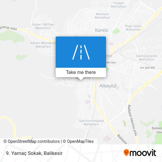 9. Yamaç Sokak map