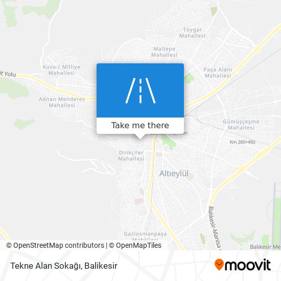 Tekne Alan Sokağı map