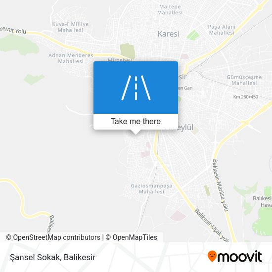 Şansel Sokak map