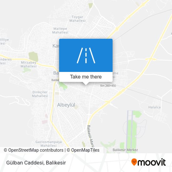 Gülban Caddesi map