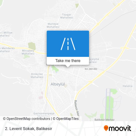 2. Levent Sokak map