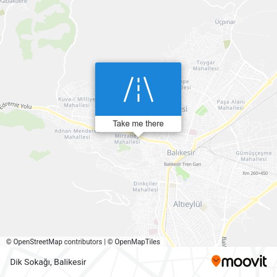 Dik Sokağı map