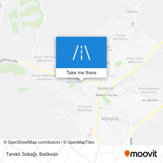 Tanıklı Sokağı map