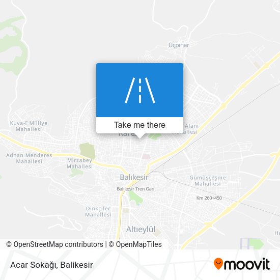 Acar Sokağı map