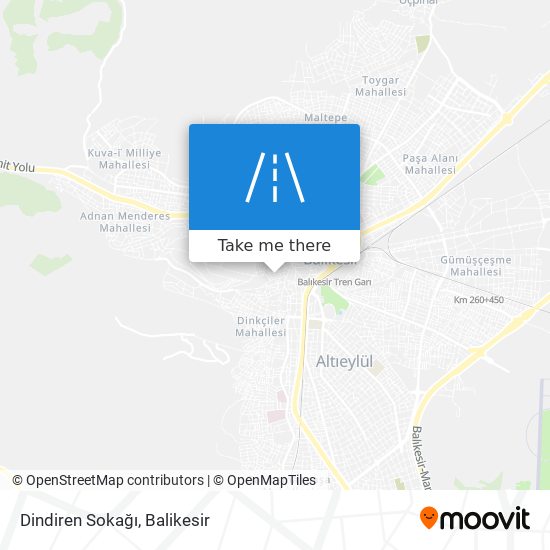 Dindiren Sokağı map