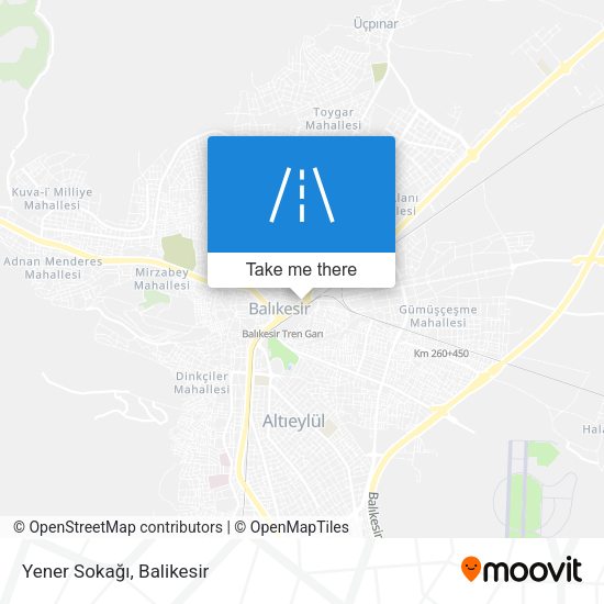 Yener Sokağı map