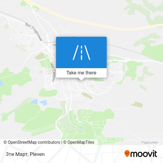 3ти Март map