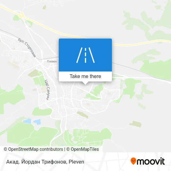 Карта Акад. Йордан Трифонов