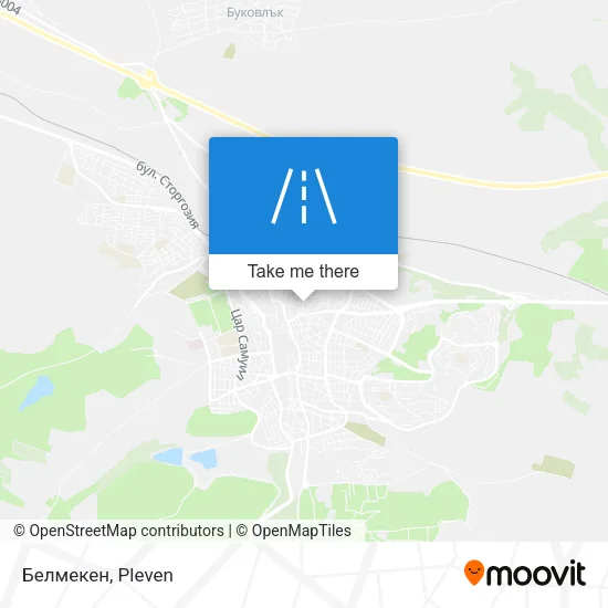 Карта Белмекен