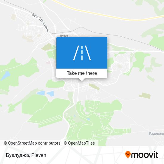 Карта Бузлуджа