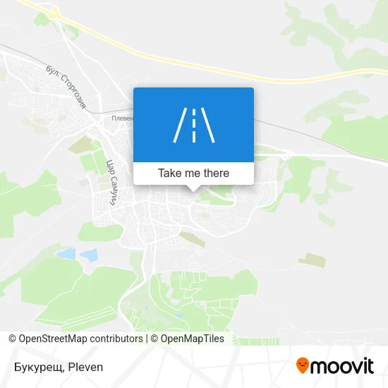 Карта Букурещ
