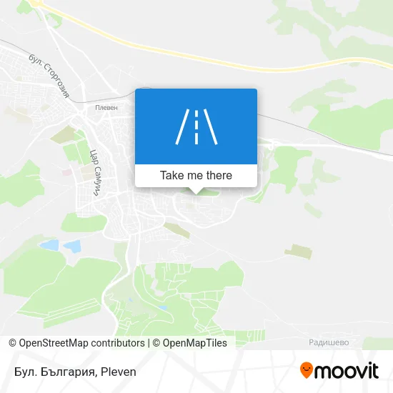 Карта Бул. България