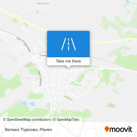 Карта Велико Търново
