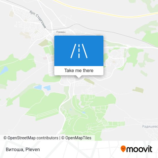 Карта Витоша