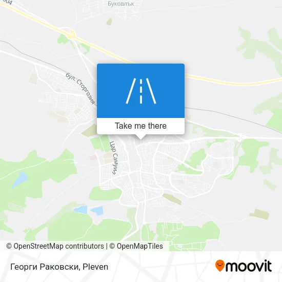 Карта Георги Раковски