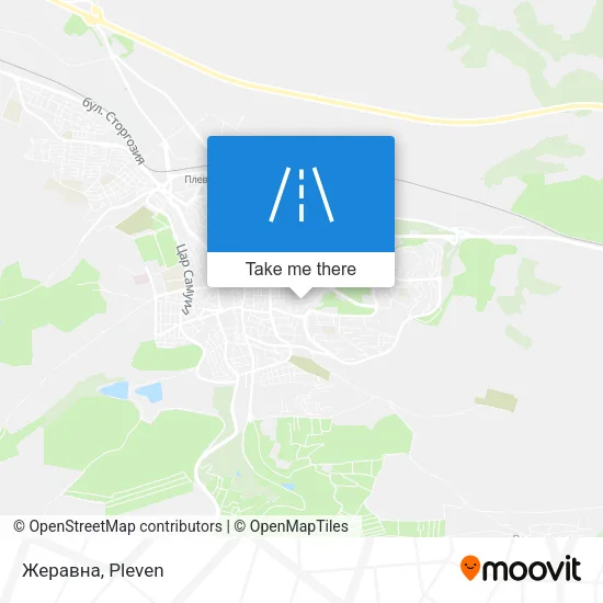 Карта Жеравна
