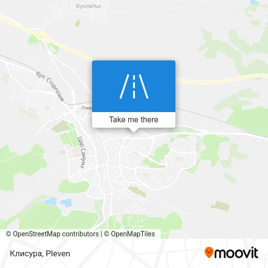 Карта Клисура