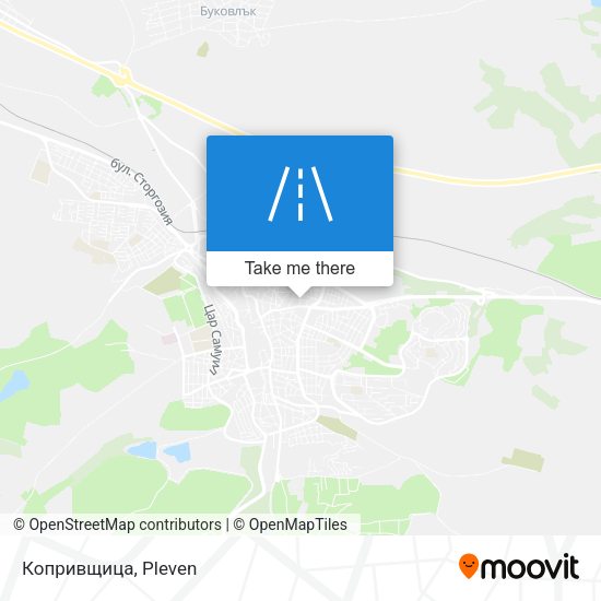 Карта Копривщица