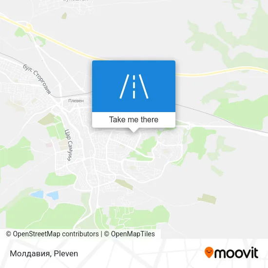 Карта Молдавия