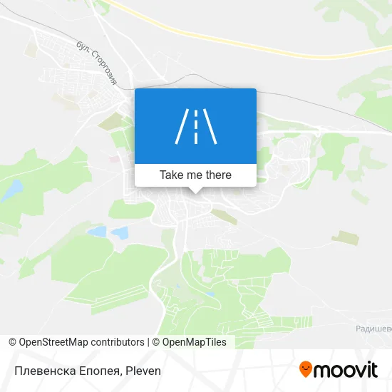 Карта Плевенска Епопея