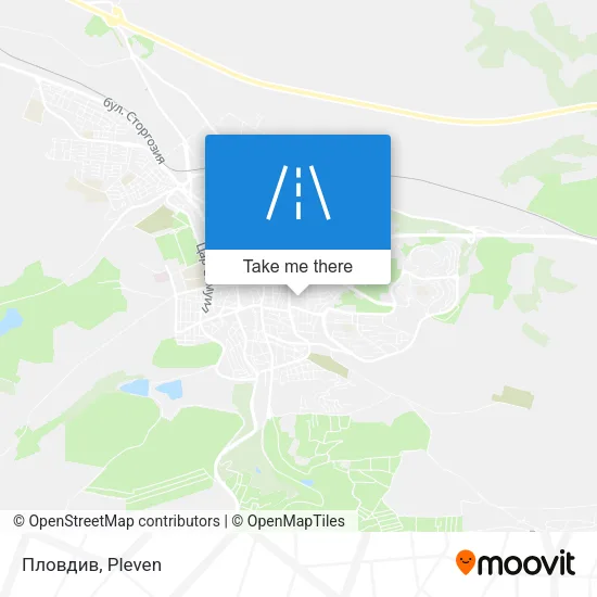 Карта Пловдив