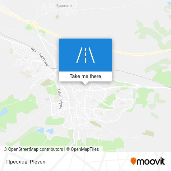 Преслав map