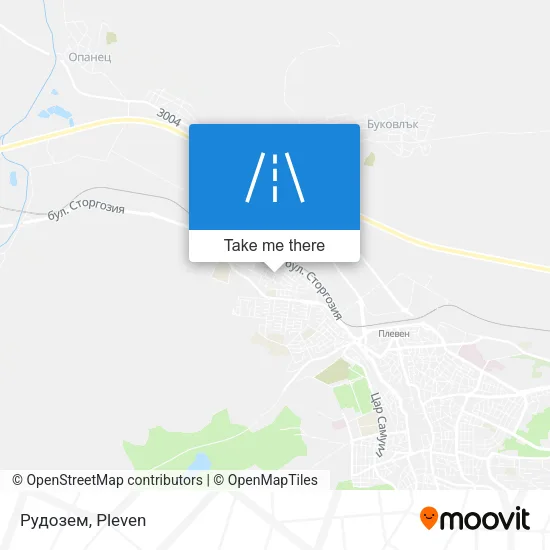 Карта Рудозем