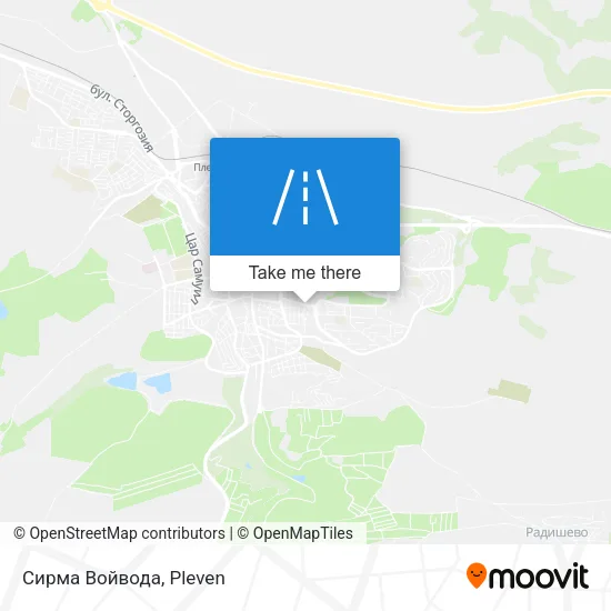 Карта Сирма Войвода