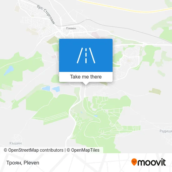 Карта Троян