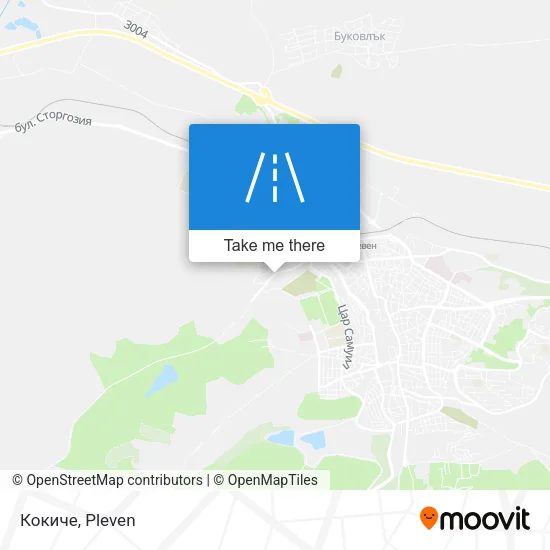 Карта Кокиче